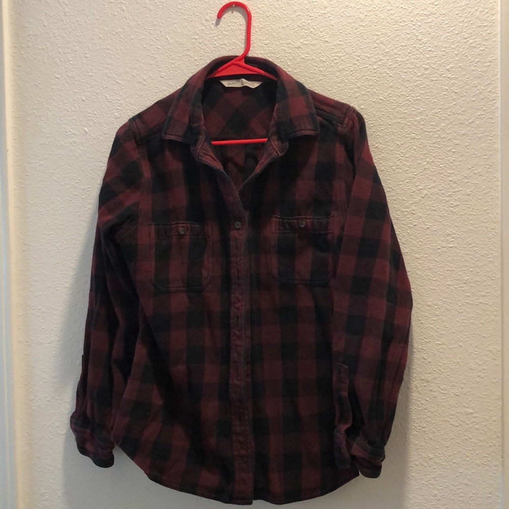 Woolrich buffalo plaid cotton 7oz (thickest-warmest) flannel worn and soft